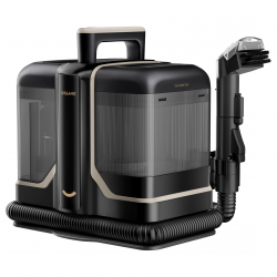 La mâna a doua: Aspirator cu spalare pentru covoare si tapiterie Dreame N10, 450 W, 12000 Pa, 1,6/0,75 L, Cu apa caldă pana la 60°C, Autocuratare, Negru