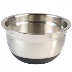 Bol de inox cu capac Kesper 90825, 1,4 l, 18 cm, otel inoxidabil, scala de masurare, margine larga, fund antiderapant, inox