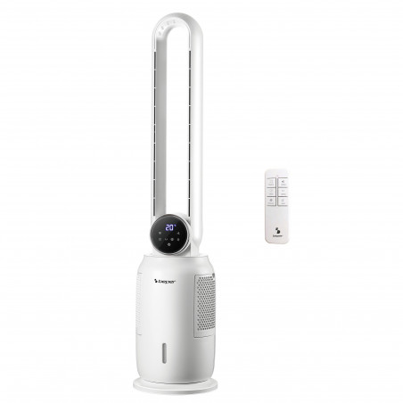 La mâna a doua: Racitor de aer tip coloana Beper P206RAF300, 65 W, 3 viteze, 2 L, Ionizare, LED, Afisaj tactil, Alb