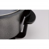 La mâna a doua: Tigaie electrica pentru pizza Rosberg R51010B, 1500W, 32 cm, Termostat, Acoperire antiaderenta, Gri