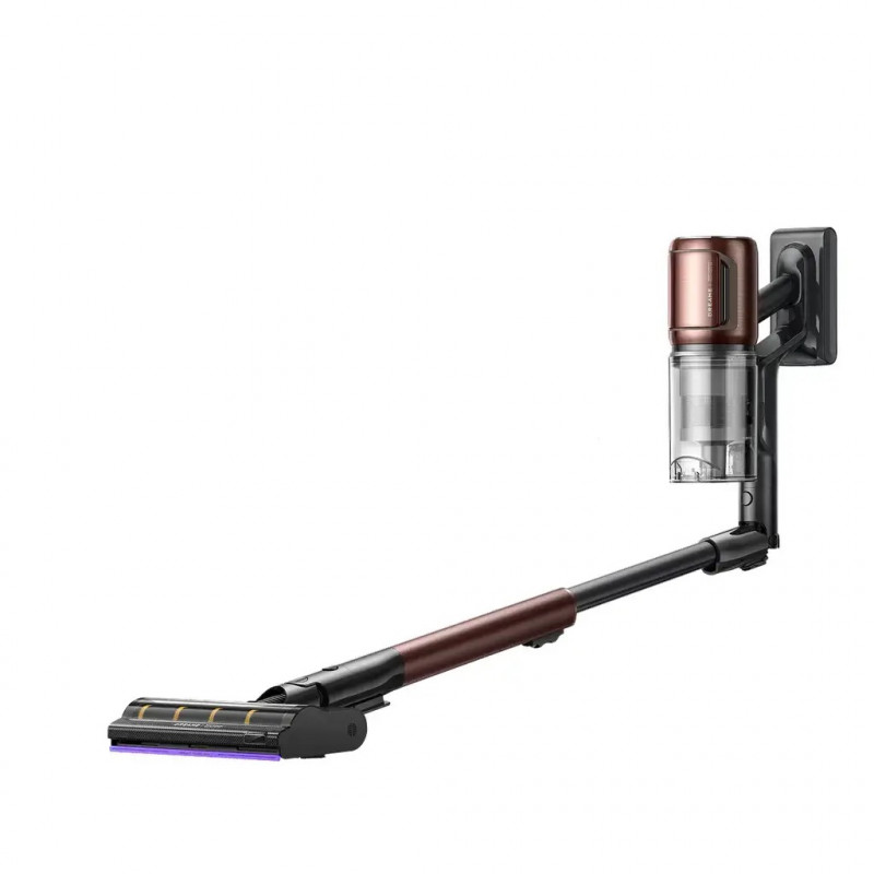 La mâna a doua: Aspirator vertical Dreame Essential V30 VVV21A, 880 W, 30 000 Pa, 90 min, 0,6 l, HEPA H14, OmniX™ 2.0, Recunoastere a tipurilor de murdarie, Pliabil, Negru/Bronz
