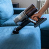 La mâna a doua: Aspirator vertical Dreame Essential V30 VVV21A, 880 W, 30 000 Pa, 90 min, 0,6 l, HEPA H14, OmniX™ 2.0, Recunoastere a tipurilor de murdarie, Pliabil, Negru/Bronz