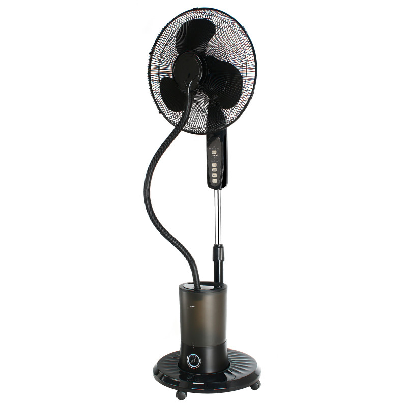 La mâna a doua: Ventilator cu ceata de apa Oliver Voltz OV51760K16M, 85W, 3.5 L, 3 viteze, Temporizator, Telecomanda, Negru