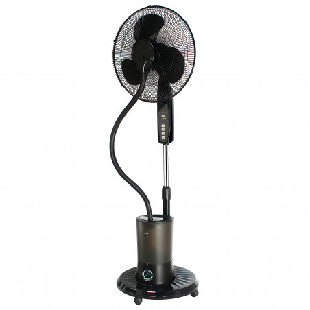 La mâna a doua: Ventilator cu ceata de apa Oliver Voltz OV51760K16M, 85W, 3.5 L, 3 viteze, Temporizator, Telecomanda, Negru