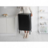 La mâna a doua: Cos pentru gunoi Brabantia Bo Touch Hi 1001260, 60 L, Inaltat, Deschidere lina si silentioasa, Negru mat