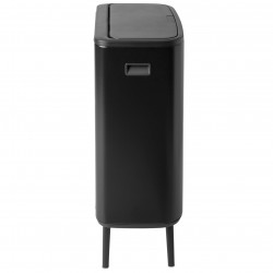 La mâna a doua: Cos pentru gunoi Brabantia Bo Touch Hi 1001260, 60 L, Inaltat, Deschidere lina si silentioasa, Negru mat