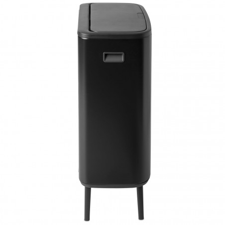 La mâna a doua: Cos pentru gunoi Brabantia Bo Touch Hi 1001260, 60 L, Inaltat, Deschidere lina si silentioasa, Negru mat
