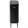 La mâna a doua: Cos pentru gunoi Brabantia Bo Touch Hi 1001260, 60 L, Inaltat, Deschidere lina si silentioasa, Negru mat