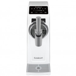 La mâna a doua: Masina de facut inghetata Cuisinart Frost Fusion Ice Cream & Slushie ICE201E, 170 W, 1,6 l, Dozare inteligenta, Mentinere a temperaturii, Compresor, Alb