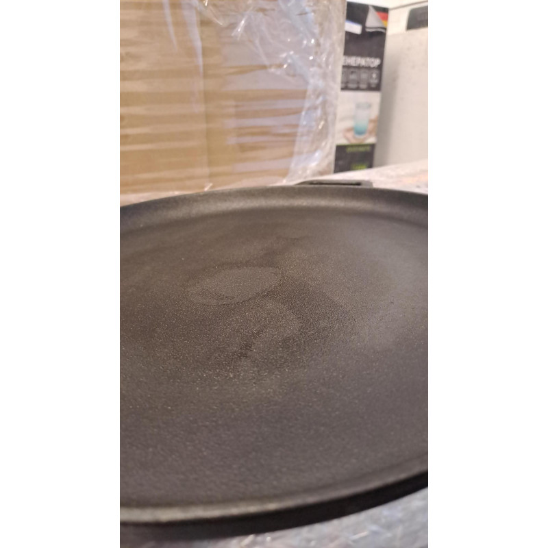 Recenzie: Tigaie pentru clătite Kinghoff KH 1895, 29 cm, fontă, suprafață antiaderentă, compatibilă cu plitele cu inducție, negru