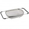 Sită extensibila pentru chiuveta Kesper 90940, 36,5-55 cm, otel inoxidabil, argintiu