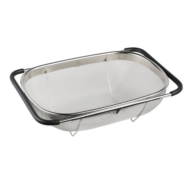 Sită extensibila pentru chiuveta Kesper 90940, 36,5-55 cm, otel inoxidabil, argintiu