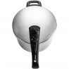 Oală sub presiune Fagor Duo 4L, 22 cm, 60/100 kPa, marcaj interior, fund IMPAKSTEEL, 5 sisteme de protecție, compatibilă cu plitele cu inducție, argintie