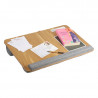 Suport pentru laptop cu suport pentru mouse Kesper 77623, Suport integrat pentru smartphone/tableta, 54,5 x 35,5, Maro