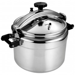 Oală sub presiune Fagor Chef Extremen, 35 cm, 22 l, 50 kPa, 3 sisteme de protecție, sigiliu de siguranță, argintiu