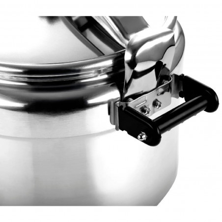 Oală sub presiune Fagor Chef Extremen, 35 cm, 22 l, 50 kPa, 3 sisteme de protecție, sigiliu de siguranță, argintiu