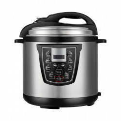 Multicooker sub presiune Oliver Voltz OV51985K6, 1000 W, 6 L, 90 kPa, Afisaj LED, 8 programe, Inox