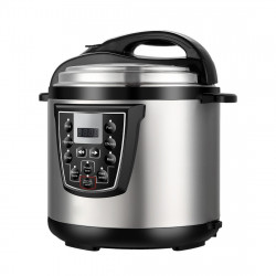 Multicooker sub presiune Oliver Voltz OV51985K6, 1000 W, 6 L, 90 kPa, Afisaj LED, 8 programe, Inox