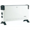 Convector electric Rosberg R51974FT, 2000W, 3 trepte, Ventilator turbo, Termostat, Protectie la supraincalzire, Alb
