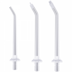 Set de 3 duze de schimb pentru dușul dentar AENO ADIN1, 3 incluse, accesorii, transparent