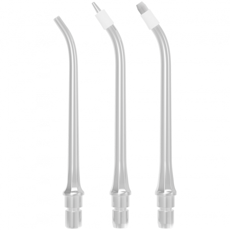Set de 3 capete de schimb pentru dușul dentar AENO ADIN2, 3 capete incluse, accesorii, transparent