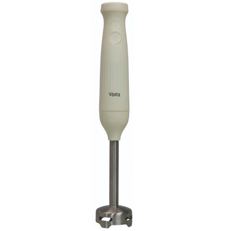 Blender manual Oliver Voltz Nice OV51112PR, 600 W, 2 viteze, cap de mixare din oțel, culoare crem