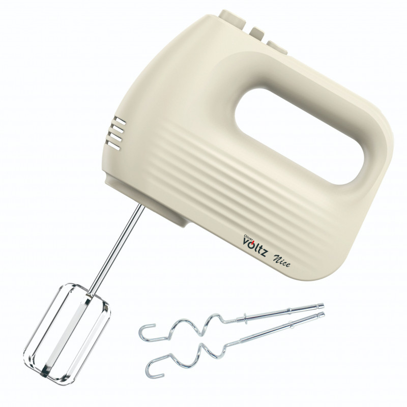 Mixer Oliver Voltz Nice OV51110PR, 400 W, 5 viteze, funcție Turbo, buton de eliberare a accesoriilor, culoare crem
