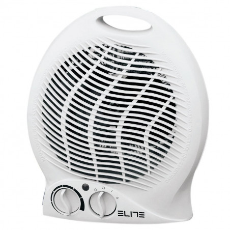Încălzitor cu ventilator Elite AH-215, 2000 W, 2 trepte, 3 moduri de funcționare, protecție împotriva supraîncălzirii, indicator luminos, alb