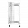 Radiator cu ulei KUMTEL KUM-1225S, 2000 W, 9 lamele, 3 trepte, termostat reglabil, rotițe, alb