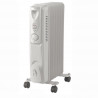 Radiator cu ulei Lamarque LOH-92, 2000 W, 9 lamele, 3 trepte, indicatoare luminoase, rotițe, alb
