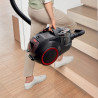 Aspirator fără sac Bosch BGS21POW2 ProPower Series 4, 750 W, 2 l, Power AirCycle, filtru HEPA, 78 dB, negru/roșu