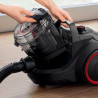 Aspirator fără sac Bosch BGS21POW2 ProPower Series 4, 750 W, 2 l, Power AirCycle, filtru HEPA, 78 dB, negru/roșu