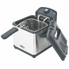 Mini-friteuză Oliver Voltz OV51980CG, 1000 W, 1,2 l, 0-190 °C, oțel inoxidabil, indicatoare luminoase, inox/negru