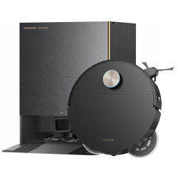Aspirator robot Dreame X60 Ultra Complete RLX87DE-BL, 180 min, 0,2 l, camere AI, VersaLift, stație de încărcare automată, comenzi vocale, negru