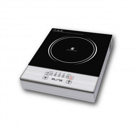 Plită cu infraroșu cu un singur ochi Elite EFP-1295TU, 2200 W, 20 cm, cronometru, sticlă ceramică, oțel inoxidabil