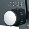 Mașină de tăiat cârnați Graef SKS100, 170 W, lamă de 170 mm, oțel inoxidabil, sistem de blocare pentru copii, negru