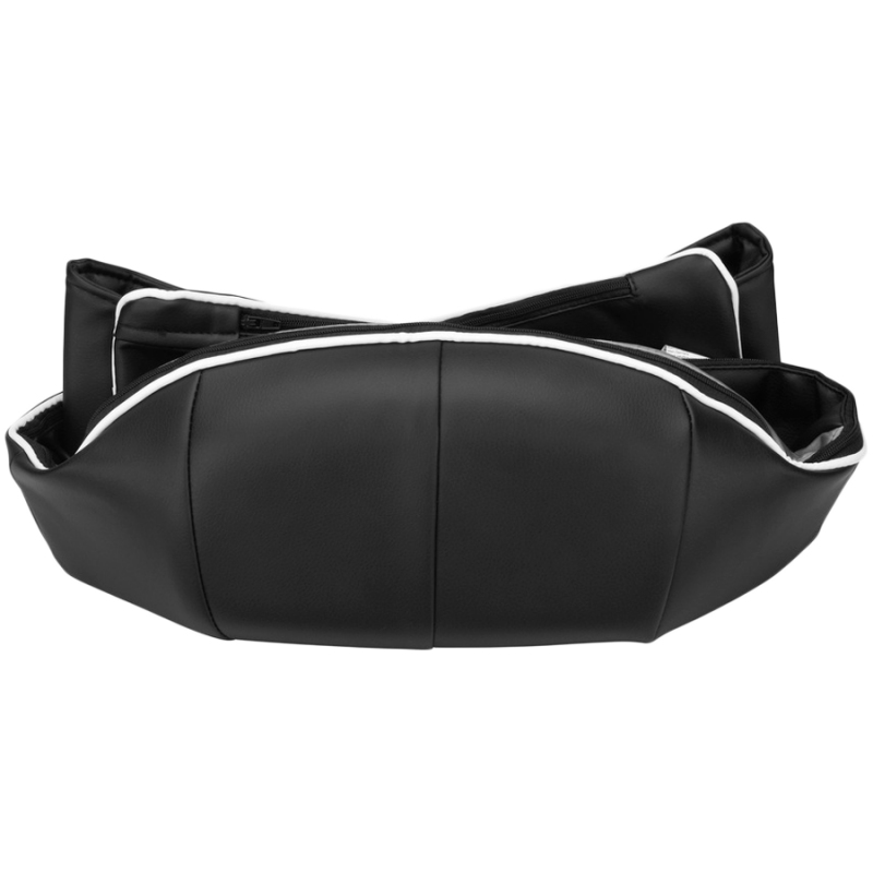 Aparat de masaj Shiatsu RENPHO U-Neck 1, 24 W, 8 capete, 2 directii, 3 niveluri de intensitate, Incalzire pana la 47 °C, Piele PU + material respirabil, Negru