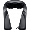 Aparat portabil de masaj Shiatsu RENPHO U-Neck Go, 24 W, 8 capete, 2 directii, 3 niveluri de intensitate, Incalzire pana la 45°C, Piele PU + material respirabil, Negru