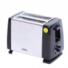 Prajitor de paine Rosberg R51440AS, 750W, 2 felii, 6 trepte de prajire, Negru/Inox
