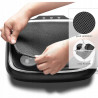 Aparat de masaj Shiatsu pentru picioare RENPHO Shiatsu Home Foot Sole Massager, 30 W, 6 capete, 18 puncte, 2 viteze, încălzire, înclinare și înălțime reglabile, husă lavabilă, negru