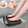 Aparat de masaj Shiatsu pentru picioare RENPHO Shiatsu Home Foot Sole Massager, 30 W, 6 capete, 18 puncte, 2 viteze, încălzire, înclinare și înălțime reglabile, husă lavabilă, negru