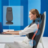 Perna de masaj Shiatsu RENPHO Neck & Back Massage Cushion - S-, 48W, 4 zone, 3 niveluri, Încălzire până la 45 °C, Reglabilă, Telecomandă, Negru