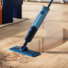 Mop electric Philips OneUp 3000 XV3101/01, 50 min, 50 m², 312/270 ml, cap rotativ la 360°, indicator LED, încărcare USB-C, albastru