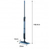 Mop electric Philips OneUp 3000 XV3101/01, 50 min, 50 m², 312/270 ml, cap rotativ la 360°, indicator LED, încărcare USB-C, albastru