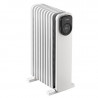 Radiator cu ulei Midea MHO2009RCPW, 2000 W, 20 m², 9 aripioare, 3 trepte de încălzire, afișaj LED, temporizator, alb