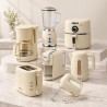Blender manual Oliver Voltz Nice OV51112PR, 600 W, 2 viteze, cap de mixare din oțel, culoare crem