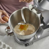Mixer planetar Kenwood Chef Baker XL KVL85.004SI, 1200 W, 2 boluri de 5/7 l, Comanda electronica, Functie pulse, EasyWeigh™, Argintiu