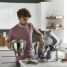 Mixer planetar Kenwood Chef Baker XL KVL85.004SI, 1200 W, 2 boluri de 5/7 l, Comanda electronica, Functie pulse, EasyWeigh™, Argintiu