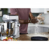 Mixer planetar Kenwood Chef Baker XL KVL85.004SI, 1200 W, 2 boluri de 5/7 l, Comanda electronica, Functie pulse, EasyWeigh™, Argintiu