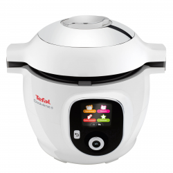Multicooker Tefal CY851130 Cook4me, 1600 W, 6 L, 6 moduri de gătit, Pornire întârziată, Economisire căldură, Alb